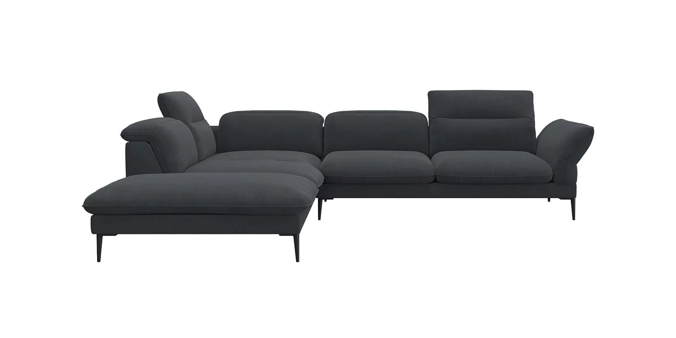 FLEXLUX Ecksofa »Salino, Funktionssofa mit Ottomane, Relaxsofa, Ecksofa«, S günstig online kaufen