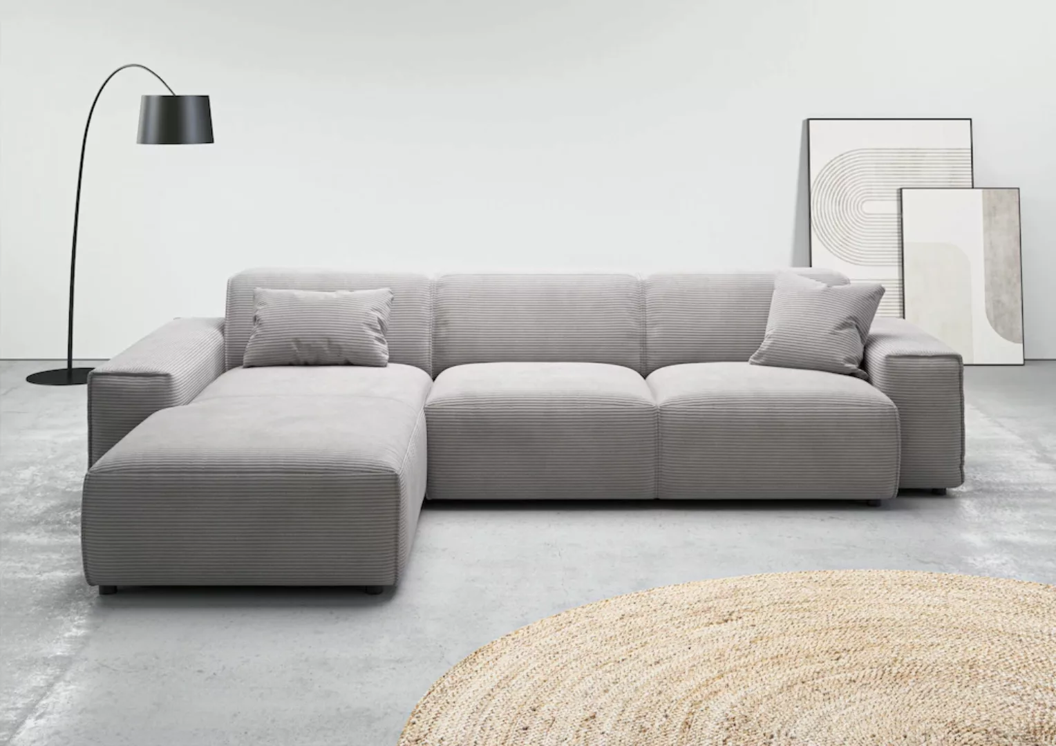 andas Ecksofa "Glimminge auch in Breitcord, Feincord, Bouclé + Easy care-Be günstig online kaufen