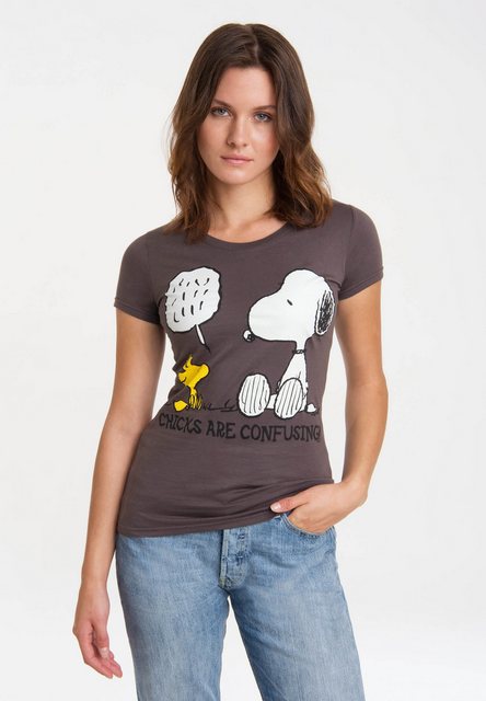 LOGOSHIRT T-Shirt "Snoopy - Peanuts", mit niedlichem Frontprint günstig online kaufen