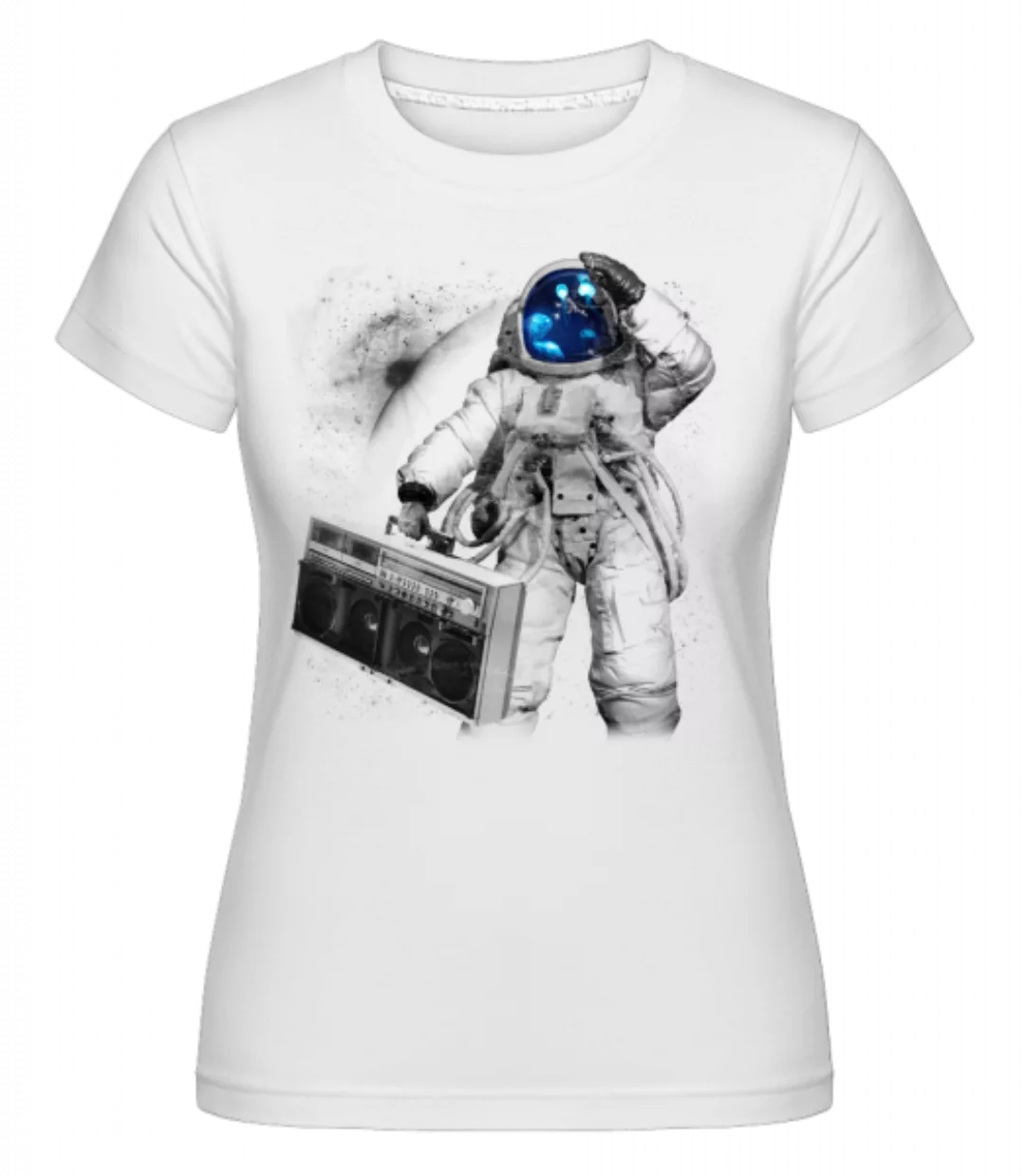 Ghettoblaster Astronaut · Shirtinator Frauen T-Shirt günstig online kaufen