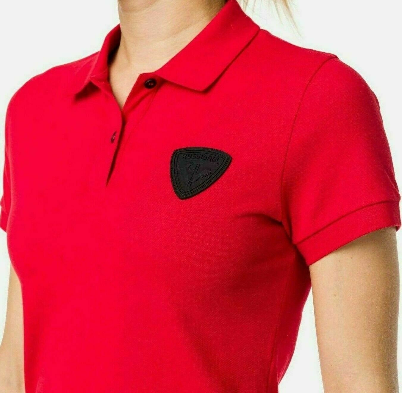 Rossignol T-Shirt ROSSIGNOL LOGO PATCH SKI GOLF POLOSHIRT CASUAL POLOHEMD S günstig online kaufen