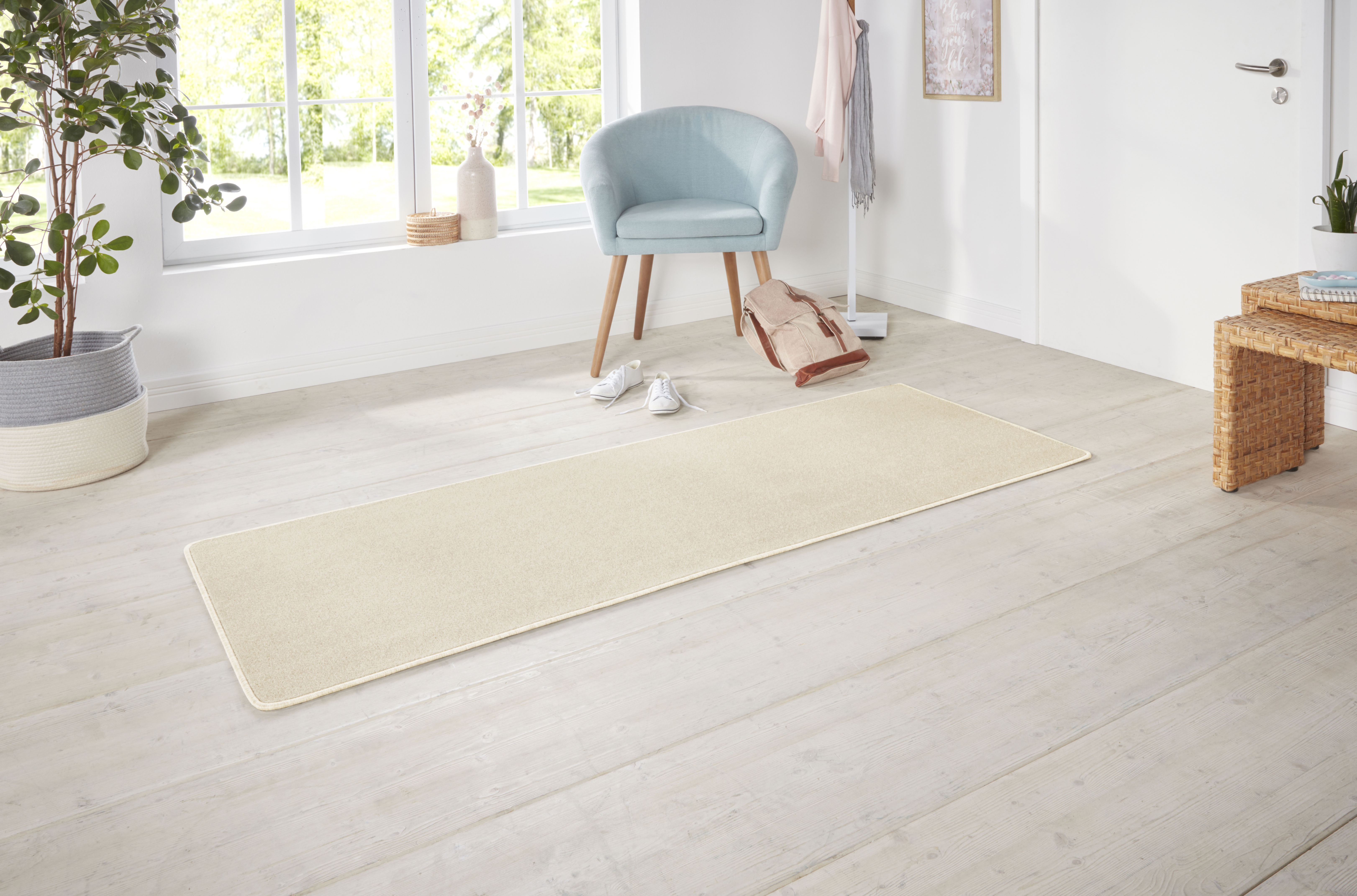 HANSE Home Teppich »Shashi«, rechteckig, 8,5 mm Höhe, Kurzflor, Unifarben, günstig online kaufen