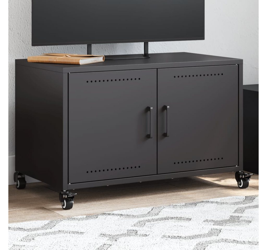 vidaXL Schrankmodule TV-Schrank Schwarz 68x39x43,5 cm Stahl günstig online kaufen