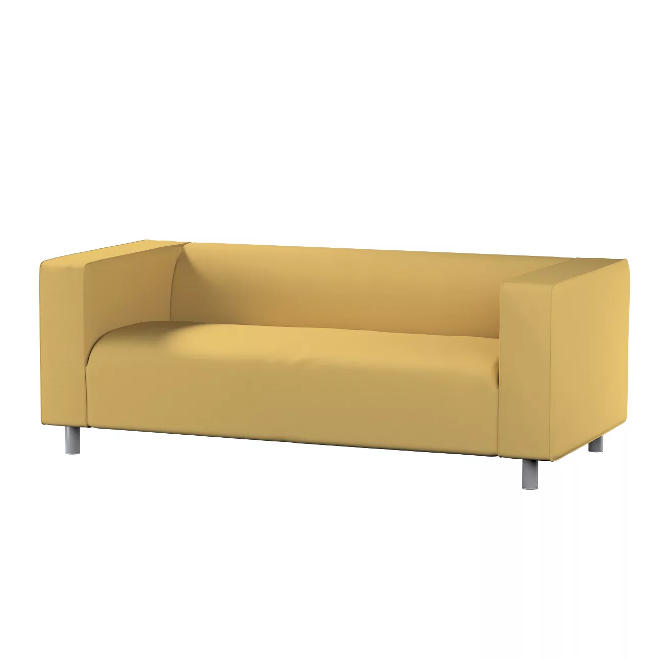 Bezug für Klippan 2-Sitzer Sofa, chiffongelb, Sofahusse, Klippan 2-Sitzer, günstig online kaufen