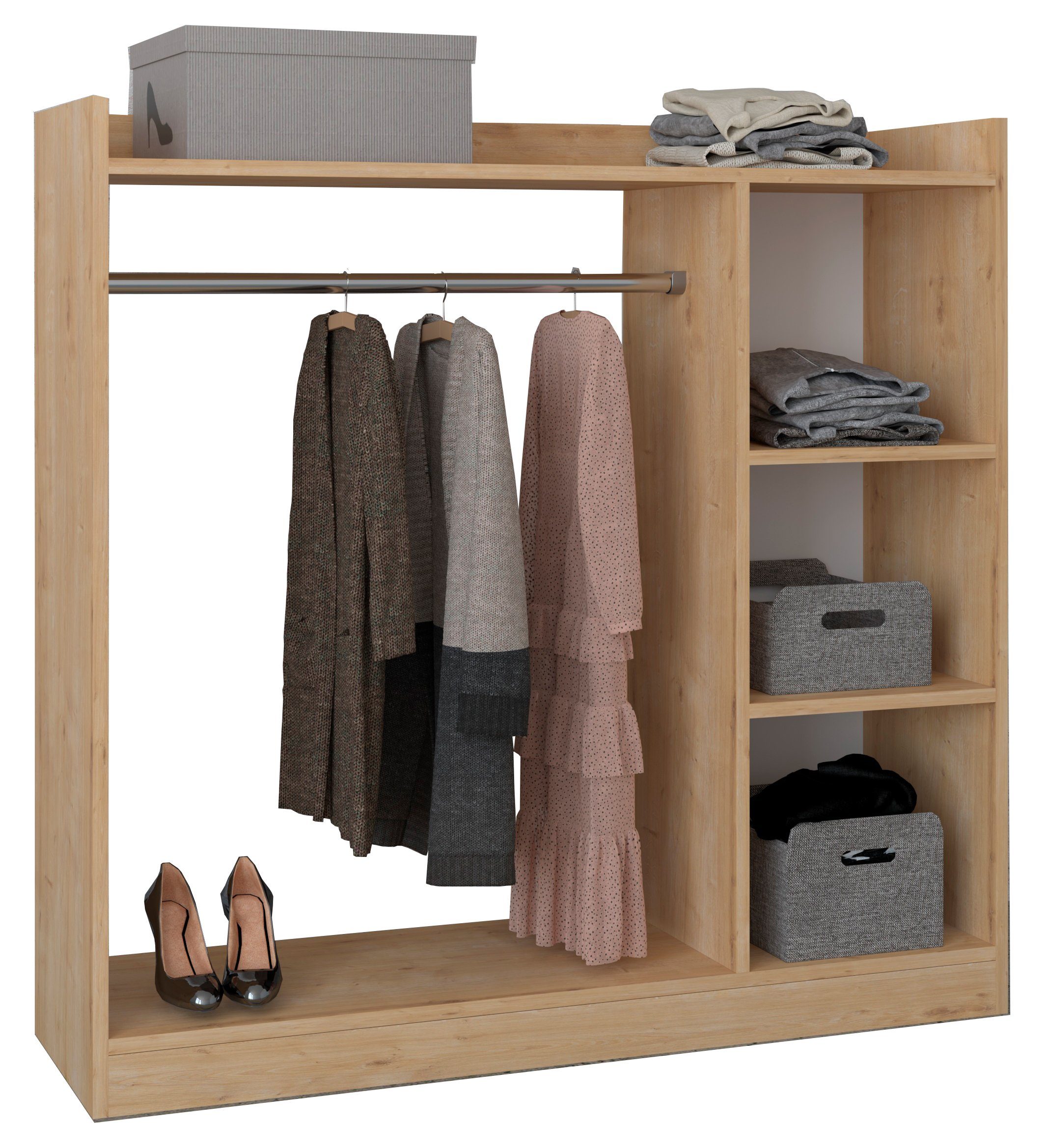 VCM Kleiderschrank Offener begehbarer Kleiderschrank Regal günstig online kaufen
