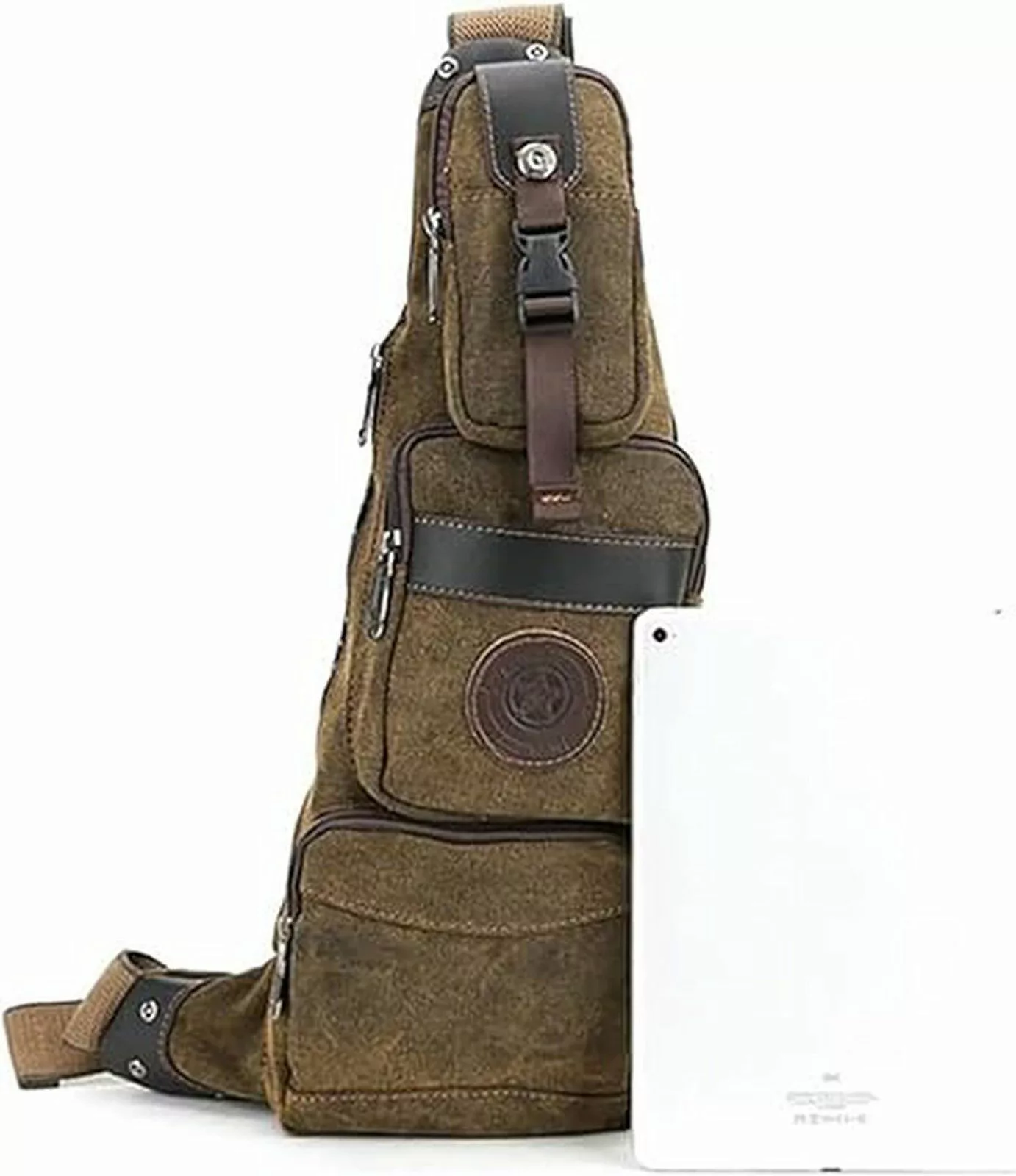M-Diamant Fahrradrucksack Herren Canvas Crossbag Rucksack günstig online kaufen