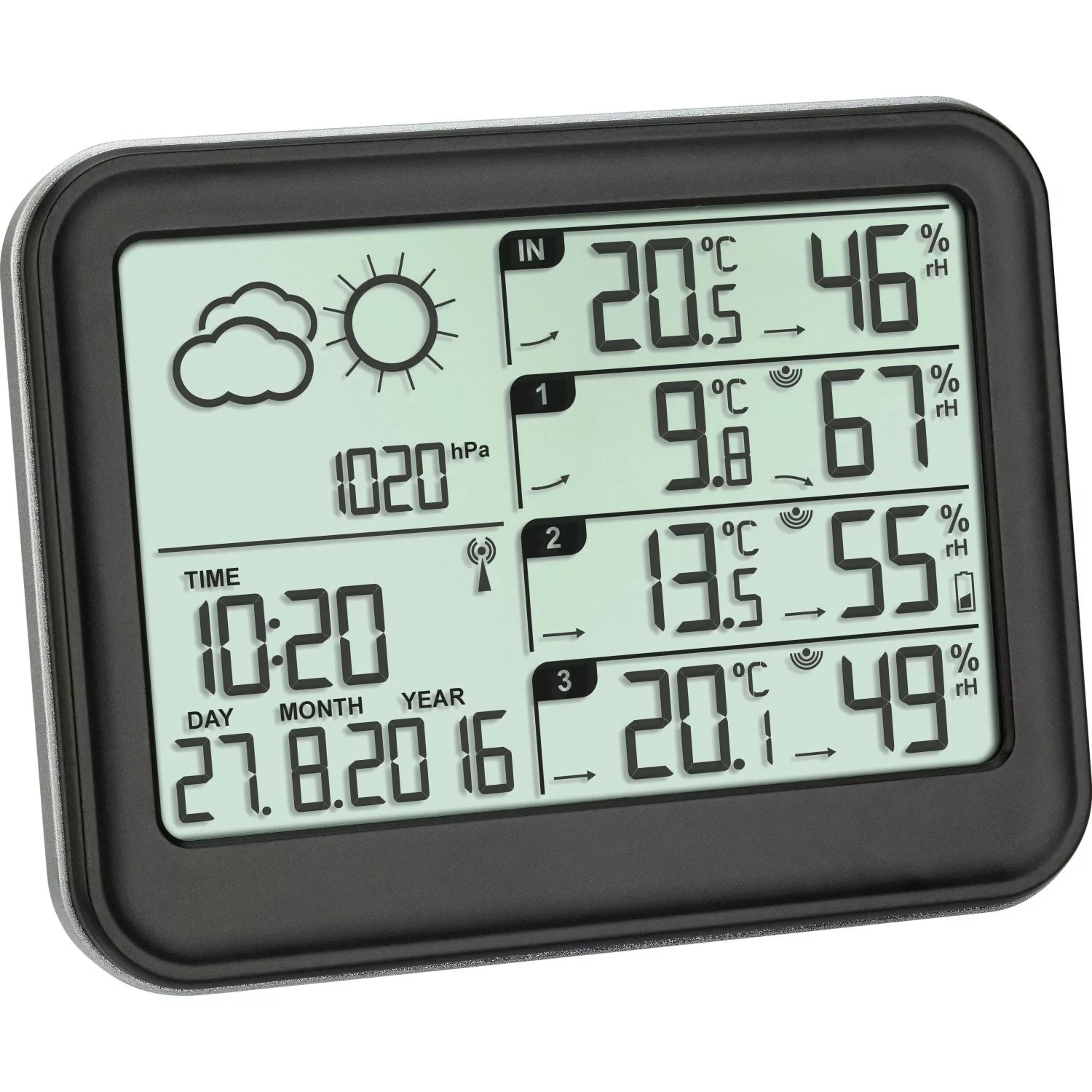 TFA Funk-Wetterstation View Schwarz günstig online kaufen