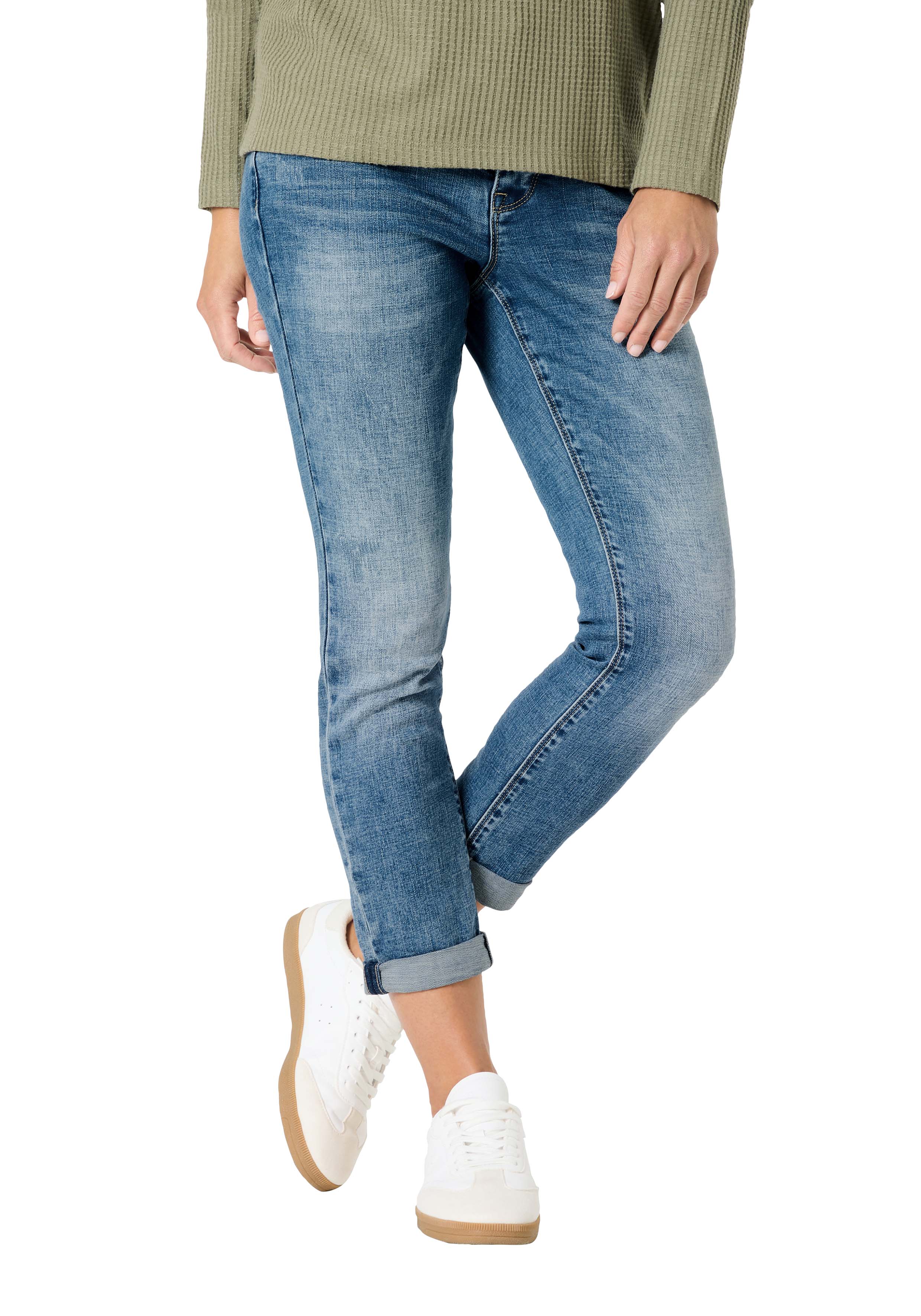 Timezone 7/8 Damenjeans Slim NaliTZ honcho blue wash günstig online kaufen