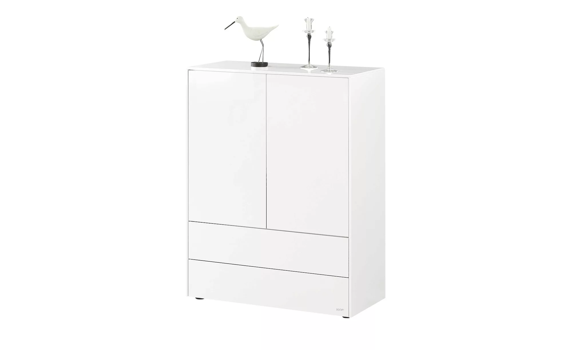 JOOP! Highboard  Gloss Base ¦ weiß ¦ Maße (cm): B: 92,5 H: 118,5 T: 42,4 Ko günstig online kaufen