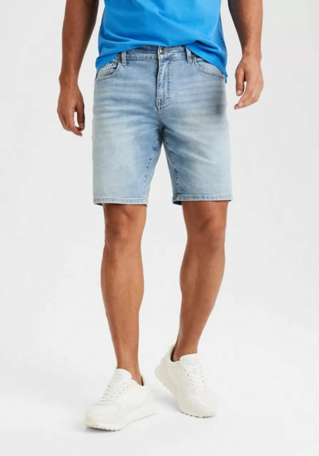 Buffalo Jeansshorts 5-Pocket, knielang, Shorts mit normaler Bundhöhe aus el günstig online kaufen