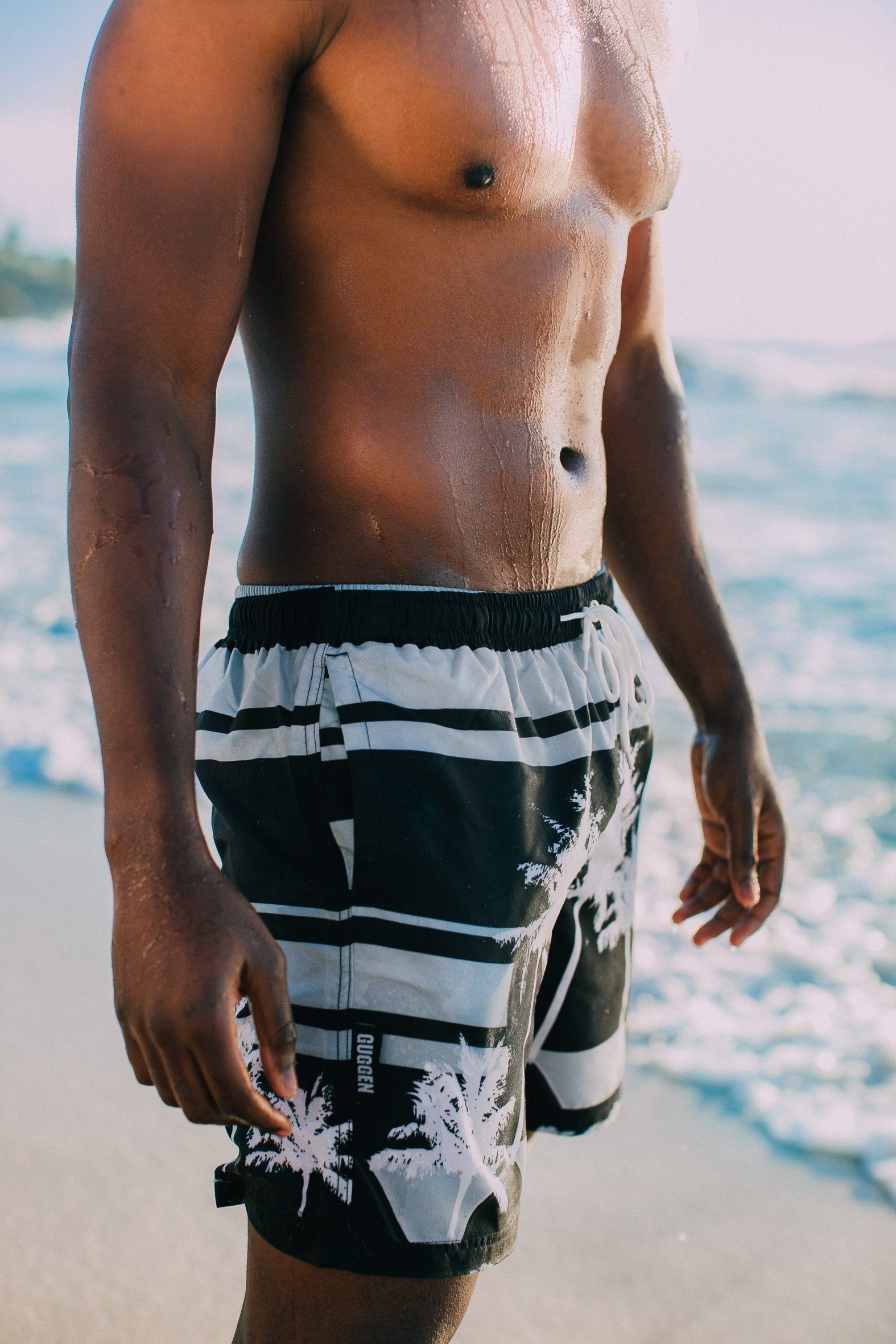 GUGGEN Mountain Badehose Badehose Herren Boardshorts günstig online kaufen
