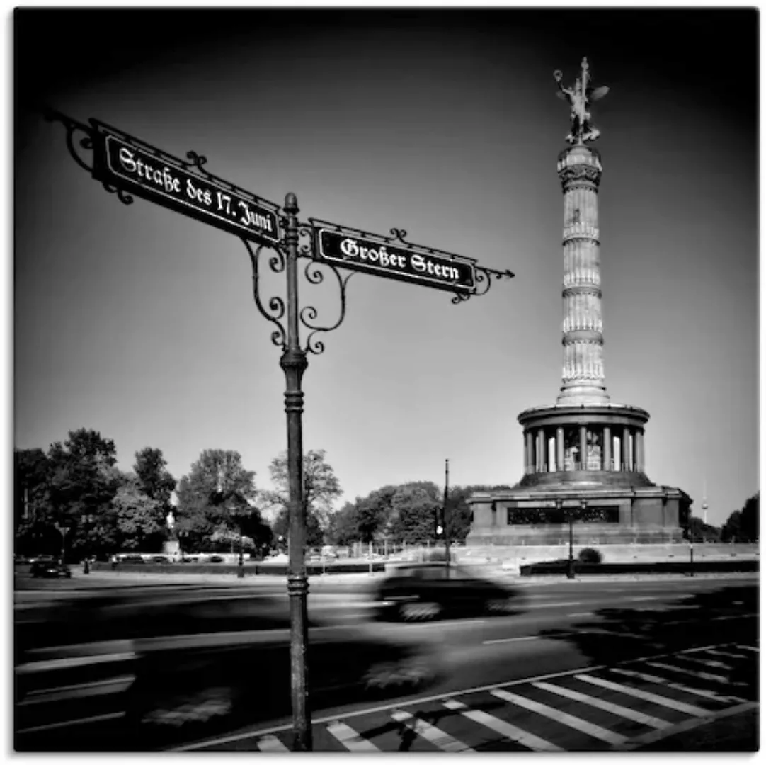 Artland Leinwandbild "Berlin Siegessäule III", Gebäude, (1 St.), auf Keilra günstig online kaufen