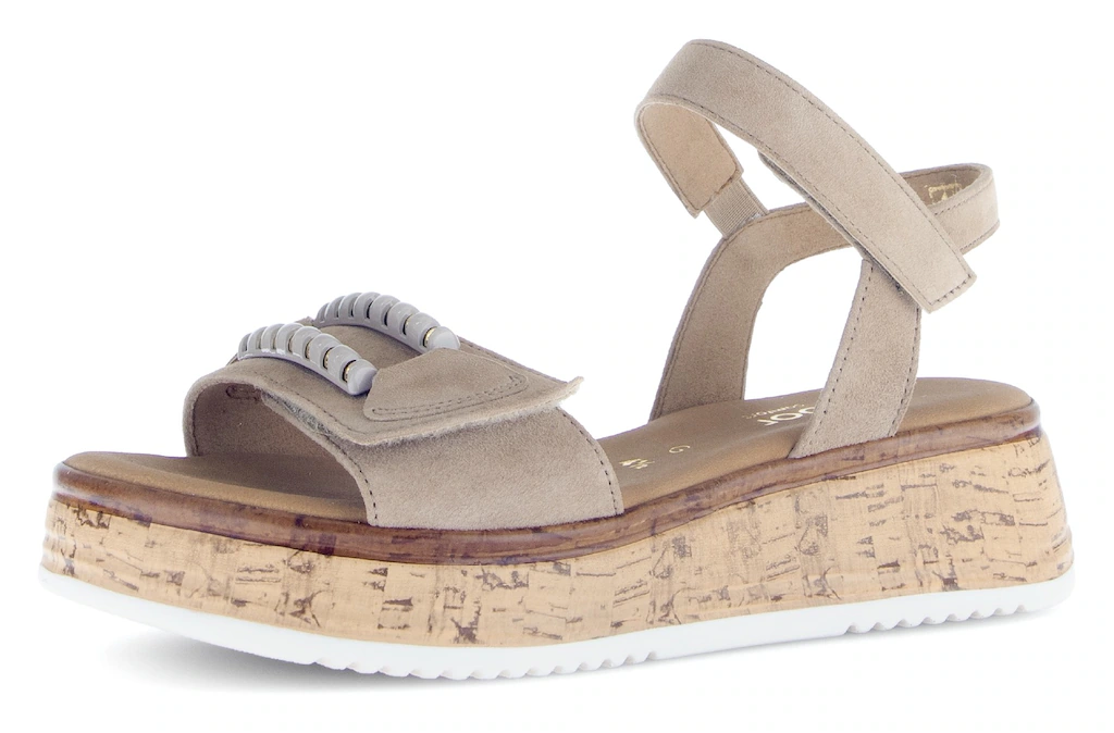 Gabor Sandalette "RHODOS", Sommerschuh, Riemchensandale mit zwei Klettversc günstig online kaufen