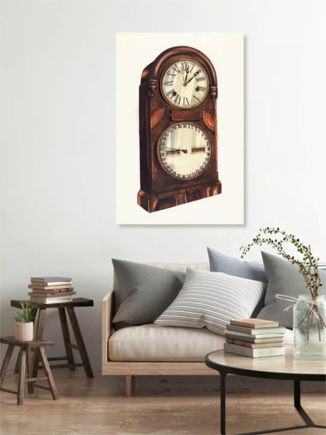 Poster / Leinwandbild - Grace Halpin: Uhr günstig online kaufen