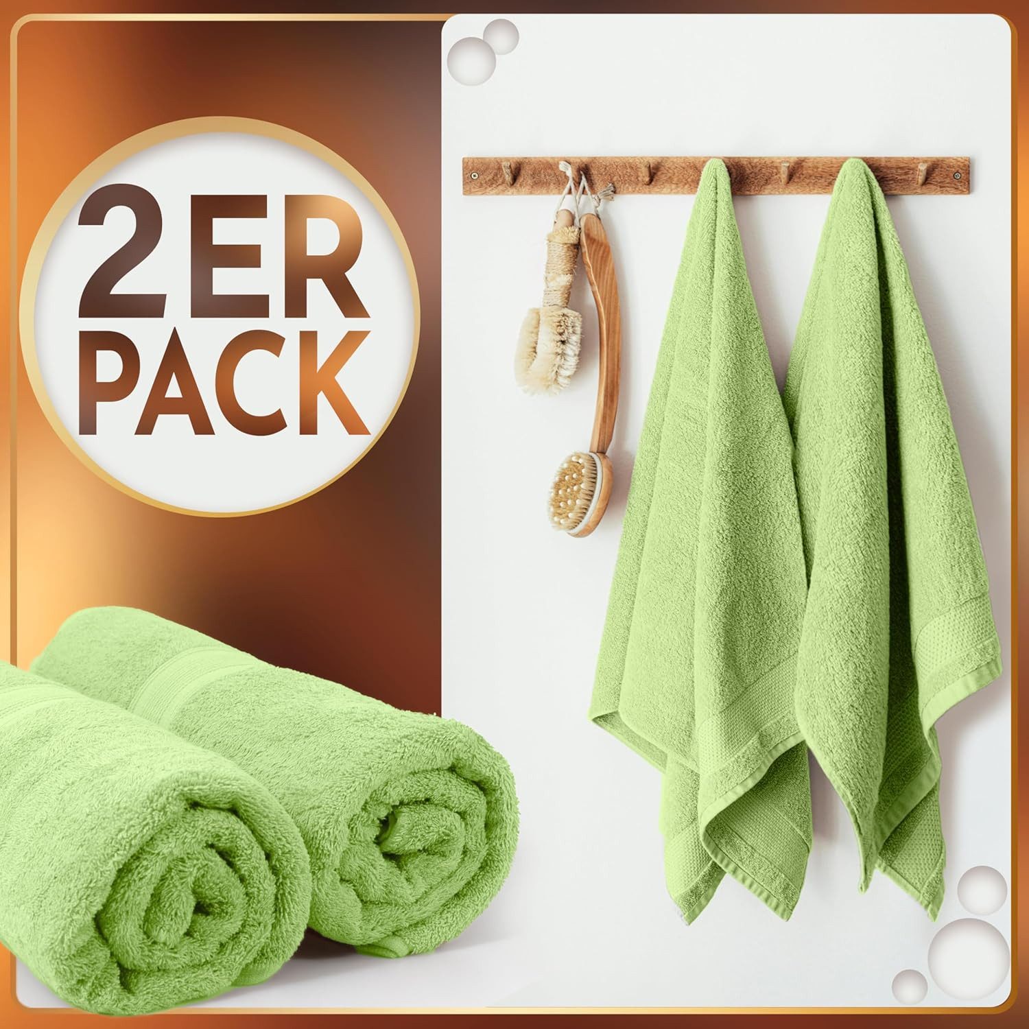 NatureMark Saunatuch Frottier Saunatücher 80x200cm, 100% günstig online kaufen