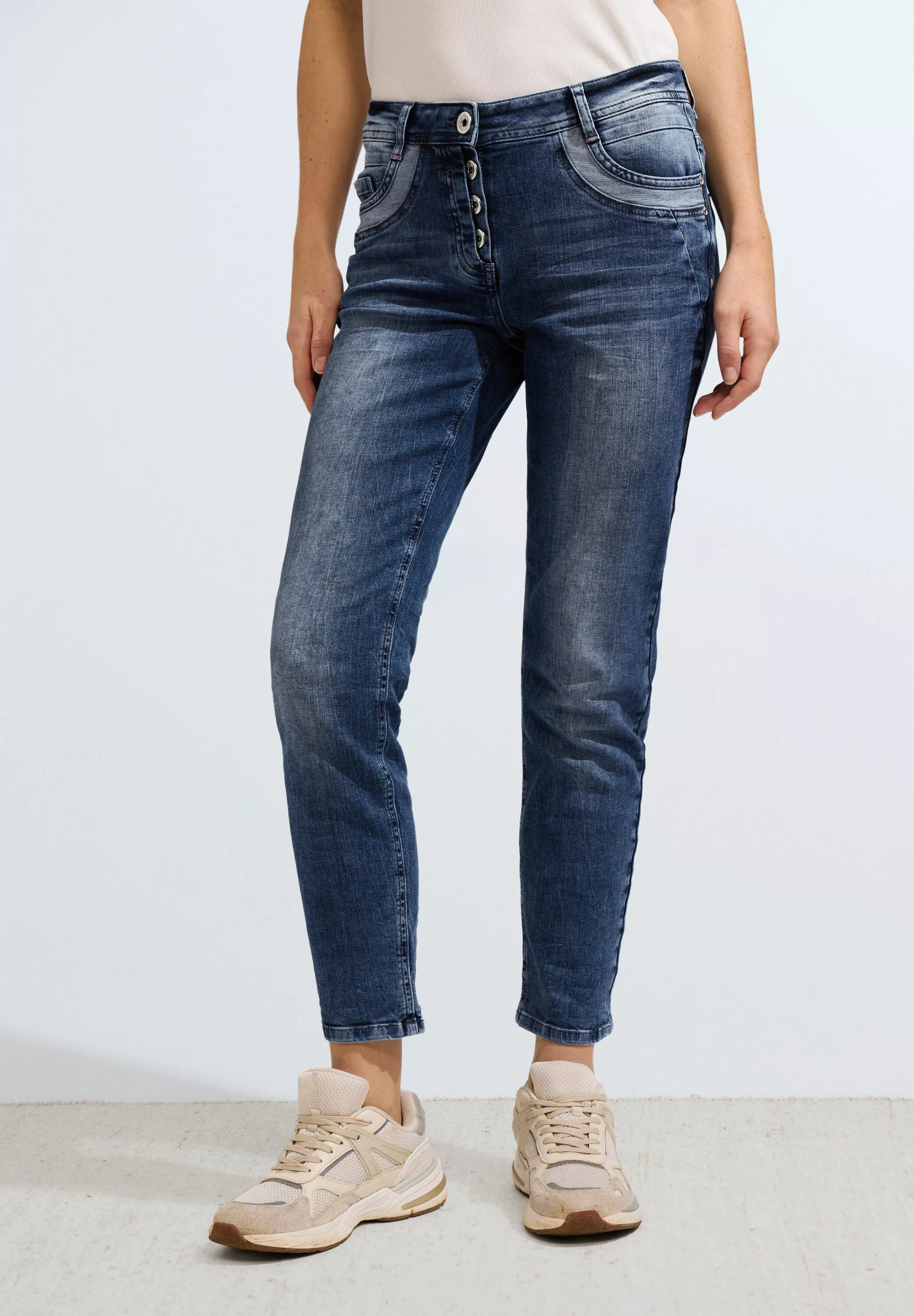 Cecil Gerade Jeans, Middle Waist günstig online kaufen