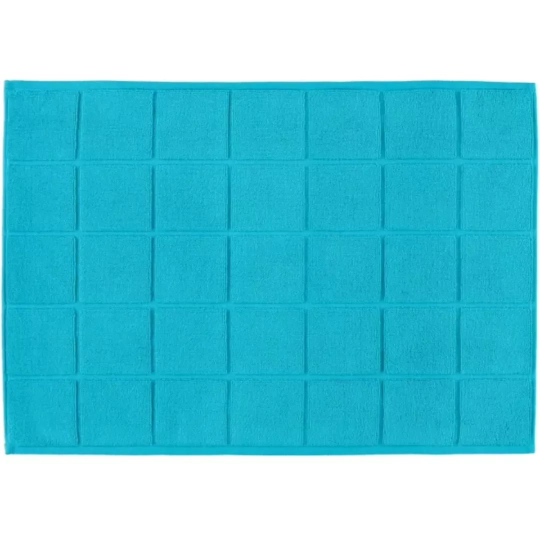 Ross Badematte Uni-Karofond 4015 - Farbe: petrol - 29 - Badematte 50x70 cm günstig online kaufen