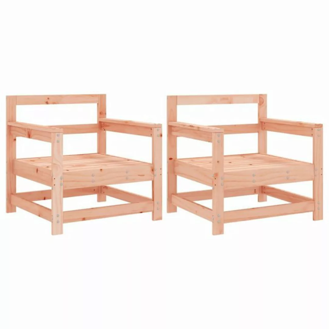 vidaXL Sofaelement Gartenstühle 2 Stk. Massivholz Douglasie (1 St) günstig online kaufen