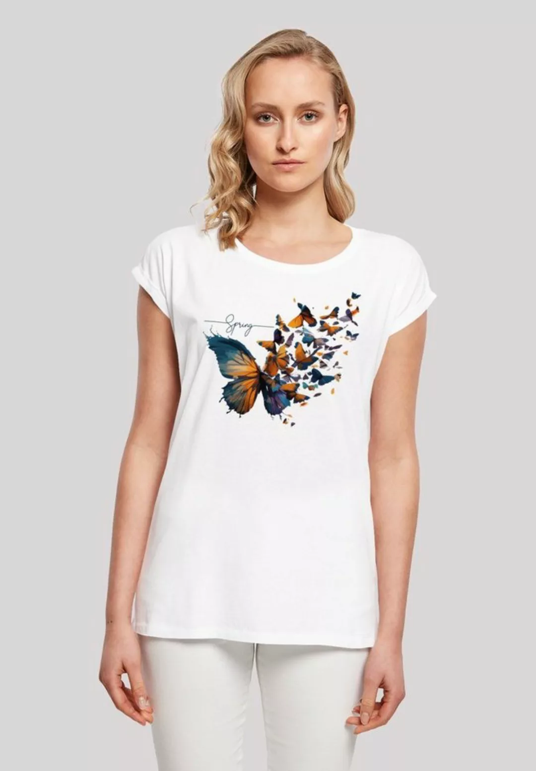 F4NT4STIC T-Shirt "Schmetterling Frühling", Print günstig online kaufen