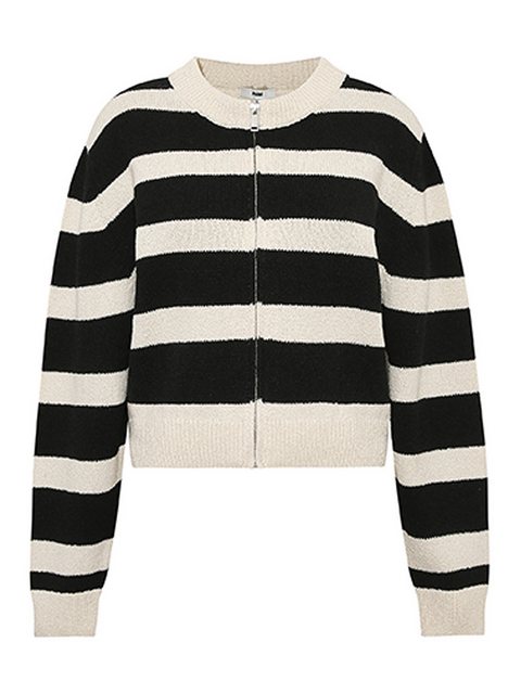 Mavi Cardigan Strickjacke Regular Fit Reißverschluss Cardigan 7977 in Schwa günstig online kaufen