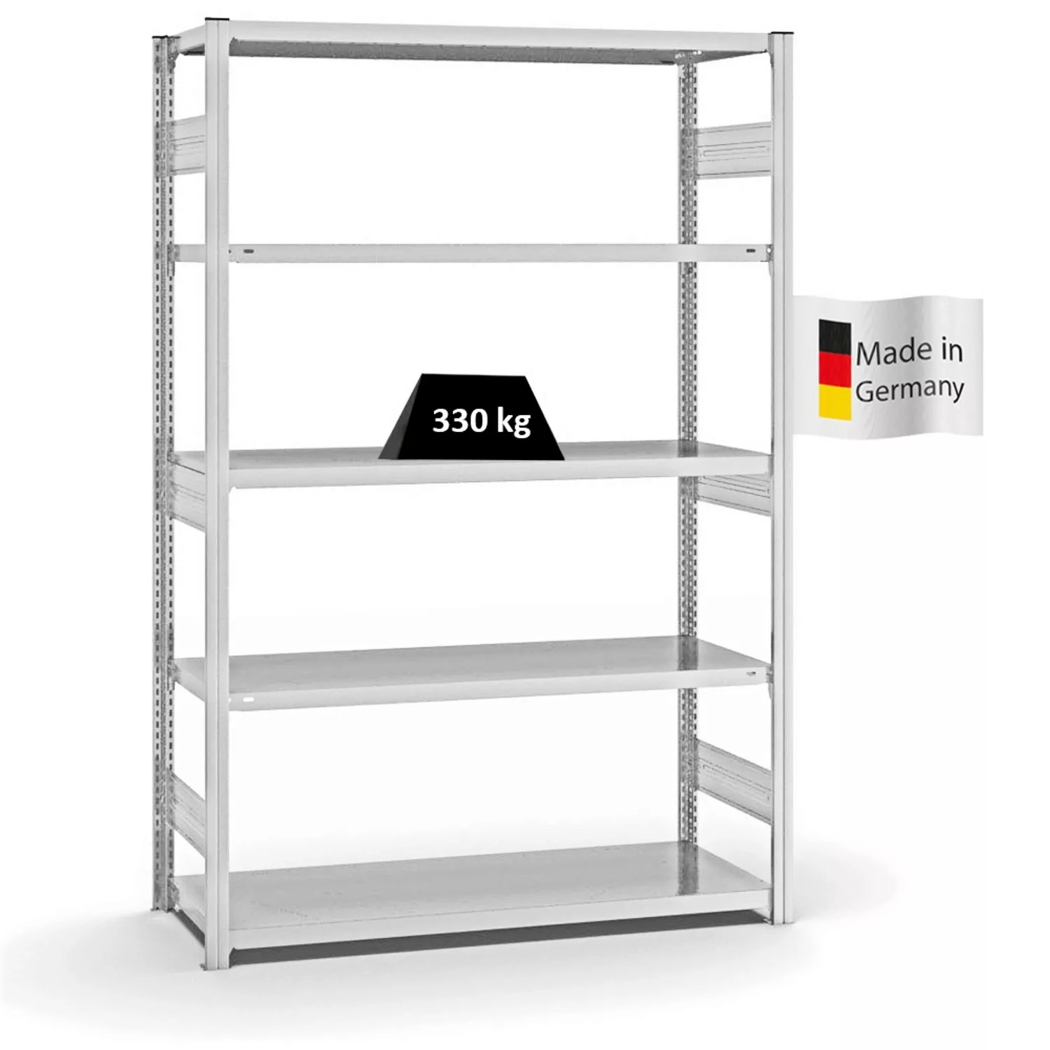 PROREGAL Fachbodenregal Stecksystem T-Profil Heavy-Duty Grundregal HxBxT 20 günstig online kaufen