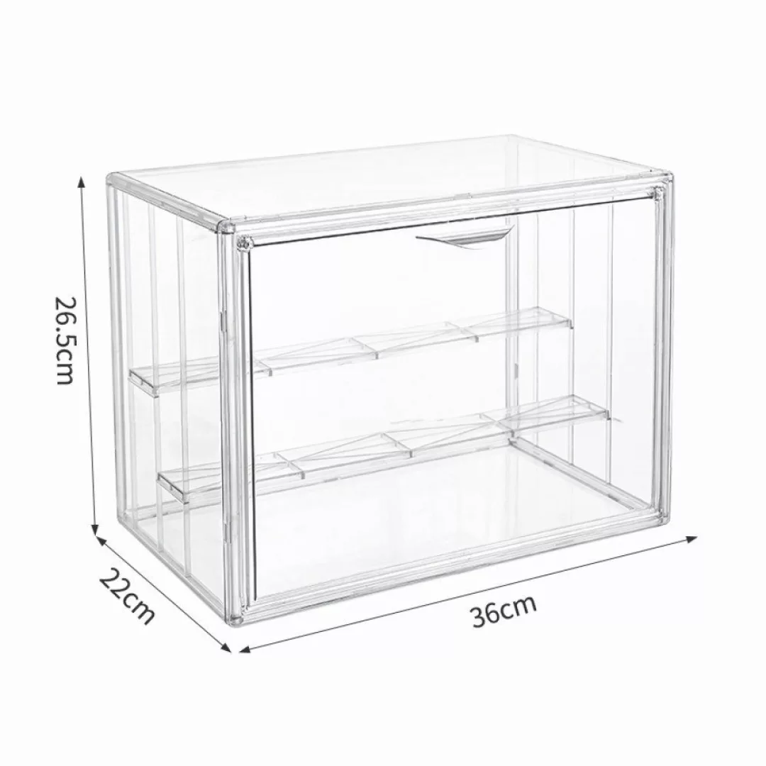Creliv Vitrine Stapelbar, Transparent Acryl Schaukasten günstig online kaufen