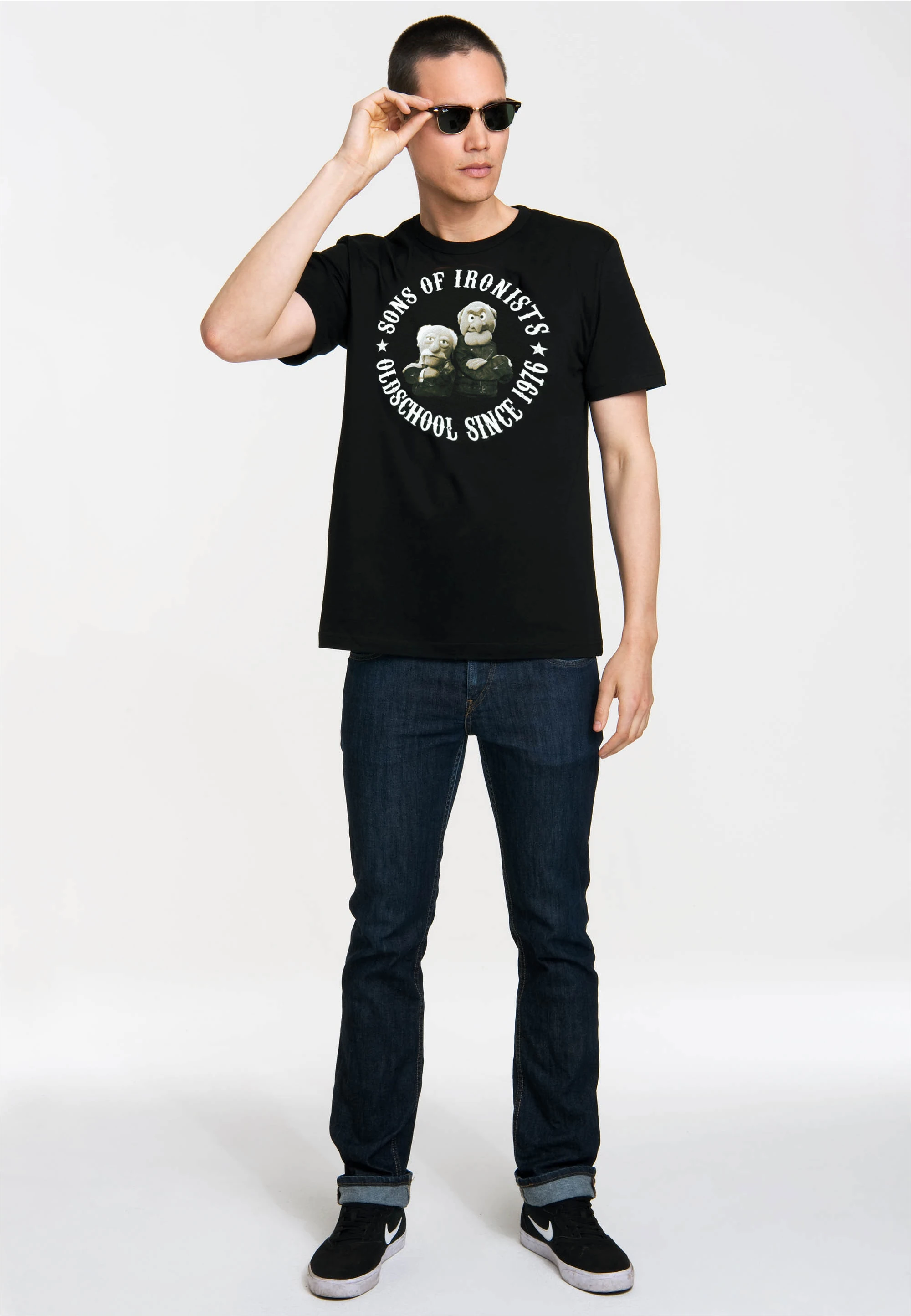LOGOSHIRT T-Shirt "Muppets - Waldorf & Statler - Sons Of Ironists", mit coo günstig online kaufen