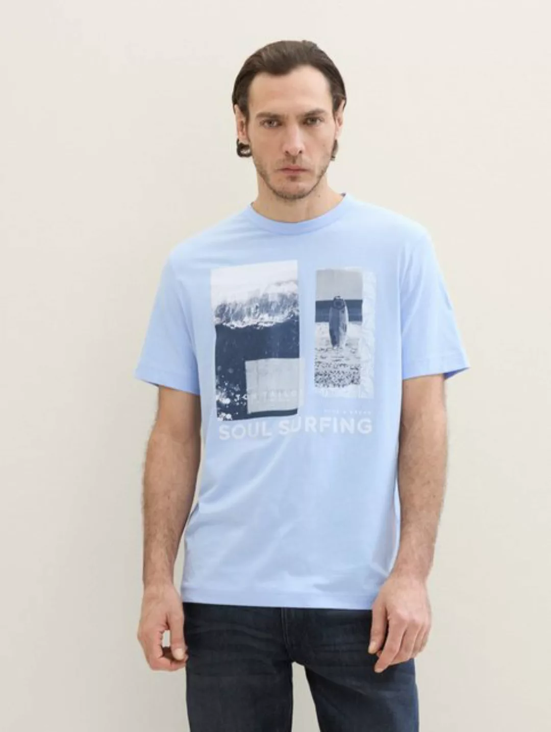 TOM TAILOR T-Shirt T-Shirt mit Fotoprint günstig online kaufen