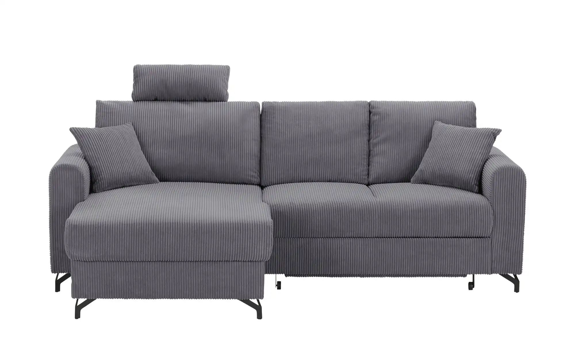 uno Ecksofa Cord Latina ¦ grau ¦ Maße (cm): B: 232 H: 110 T: 156.0 Polsterm günstig online kaufen
