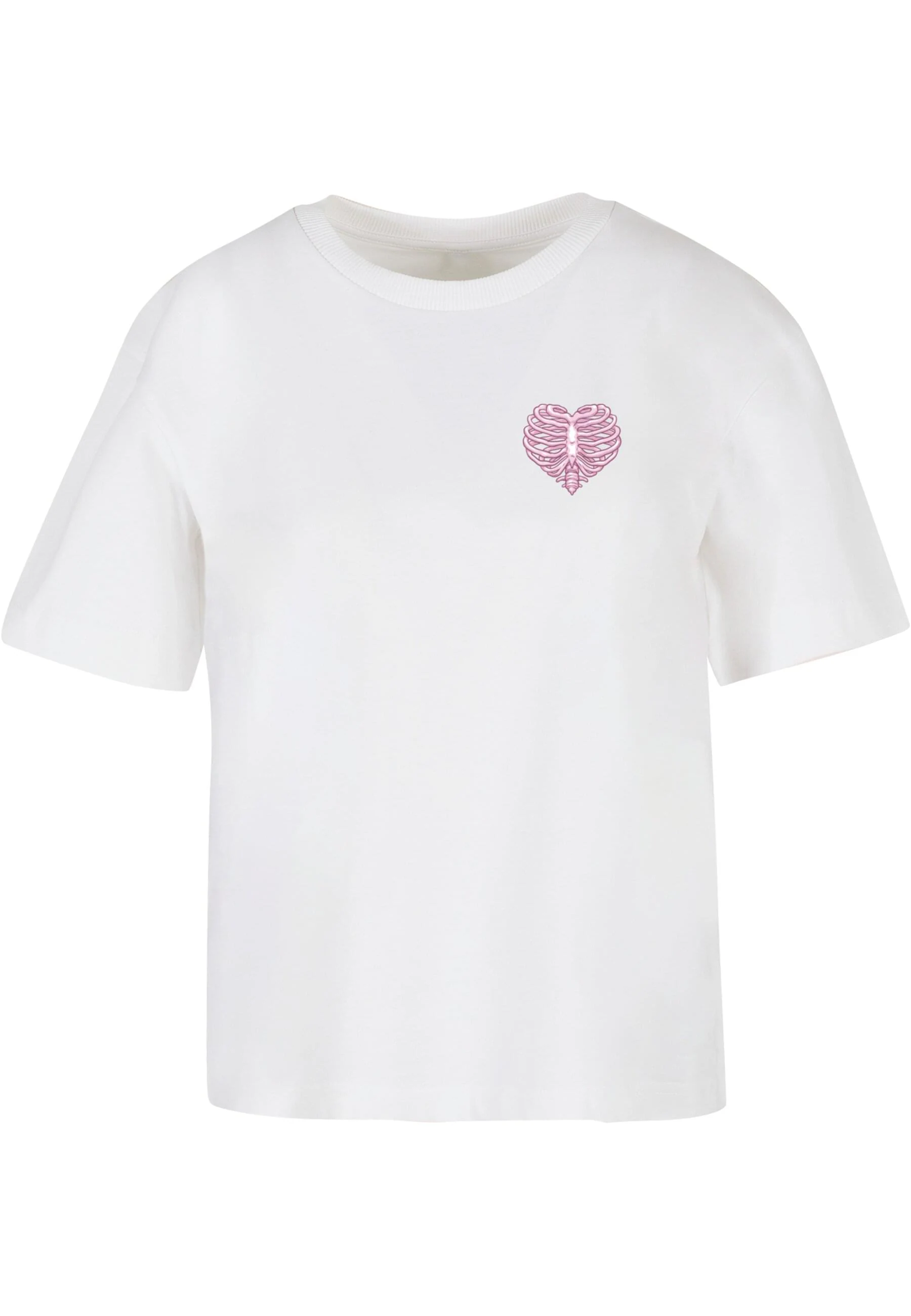 Miss Tee T-Shirt "Miss Tee Damen Heart Cage Rose Tee" günstig online kaufen