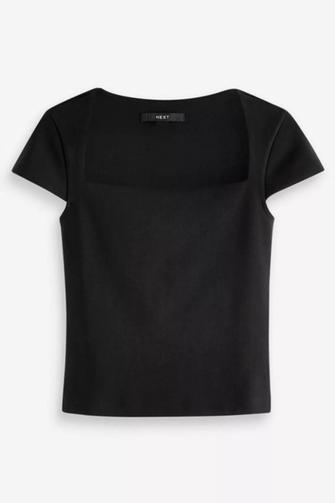 Next T-Shirt Kurzärmliges T-Shirt mit eckigem Ausschnitt (1-tlg) günstig online kaufen