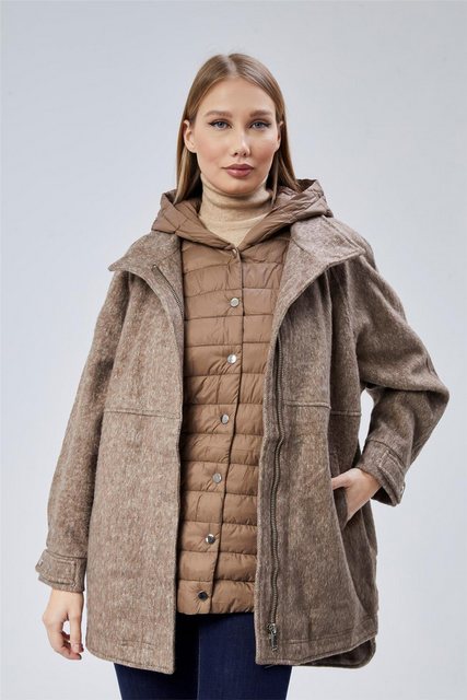 HomeStore Wintermantel Jacke mit Kapuze günstig online kaufen