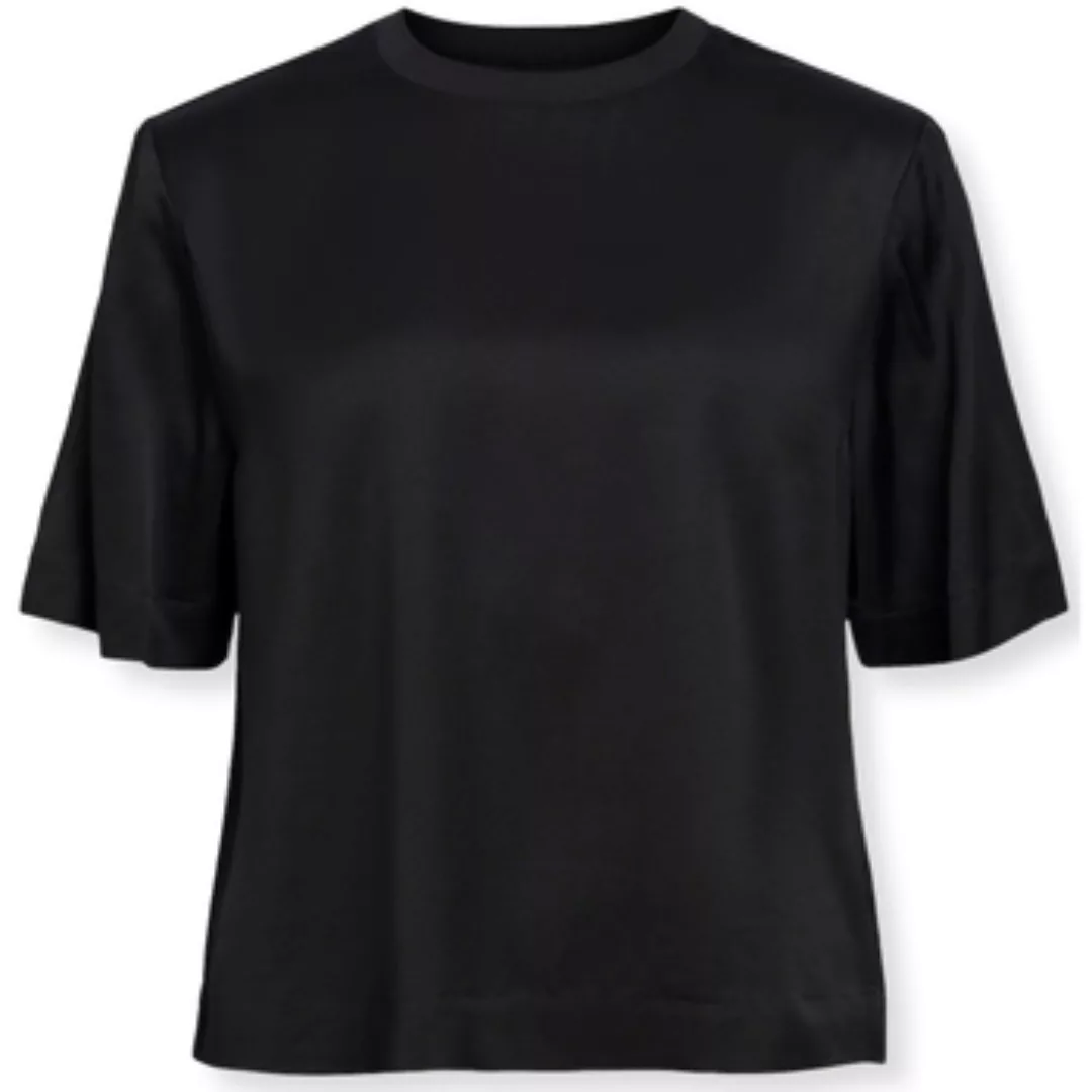 Object  Sweatshirt Top Eirot S/S - Black günstig online kaufen