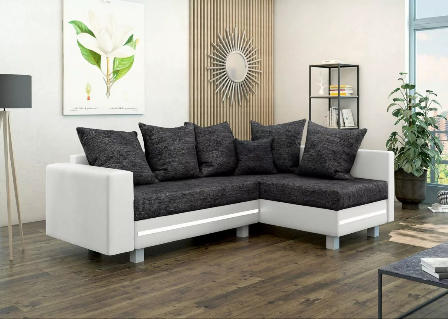 Stylefy Ecksofa Morgan, L-Form, Eckcouch, Ottomane links oder rechts bestel günstig online kaufen