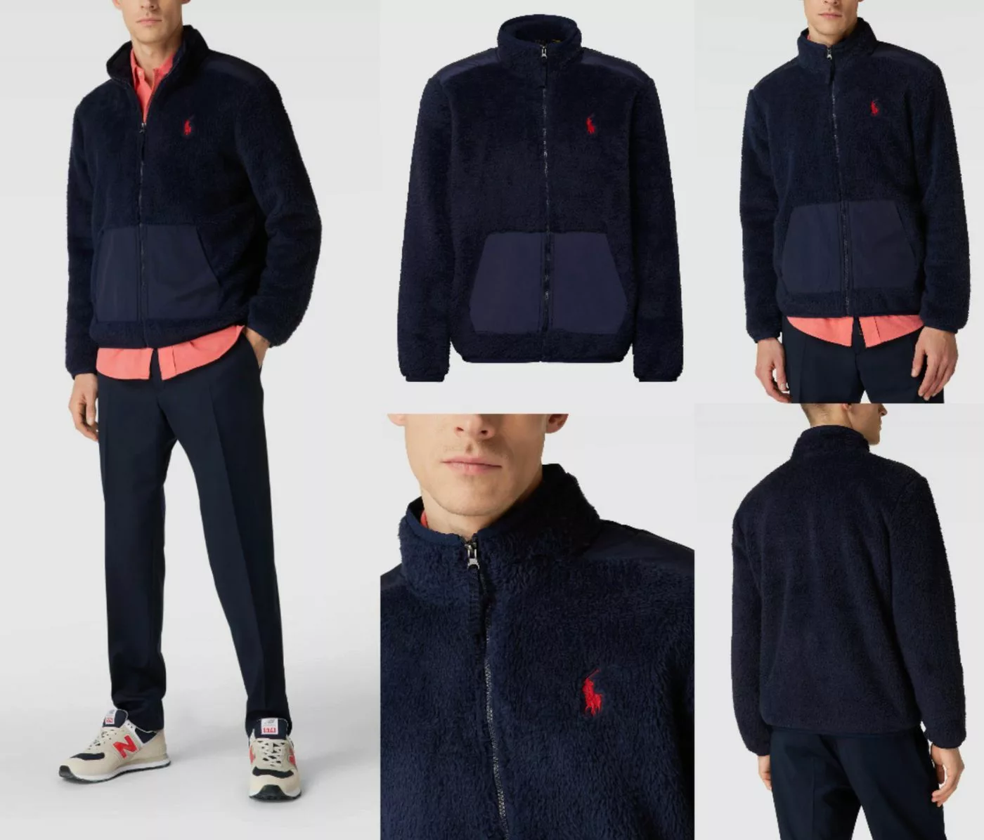 Ralph Lauren Winterjacke POLO RALPH LAUREN Teddy Fleece Zip Jacket Mantel H günstig online kaufen