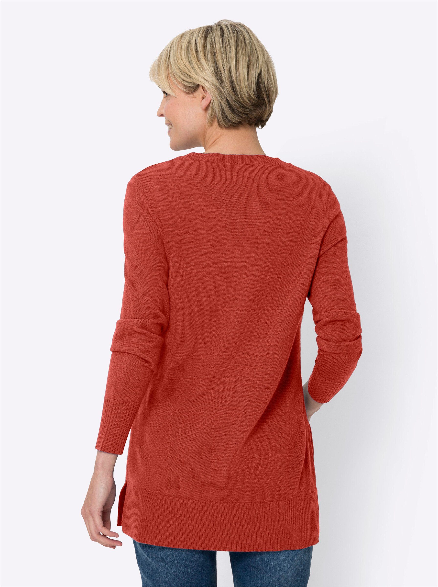 Sieh an! Strickpullover Longpullover günstig online kaufen