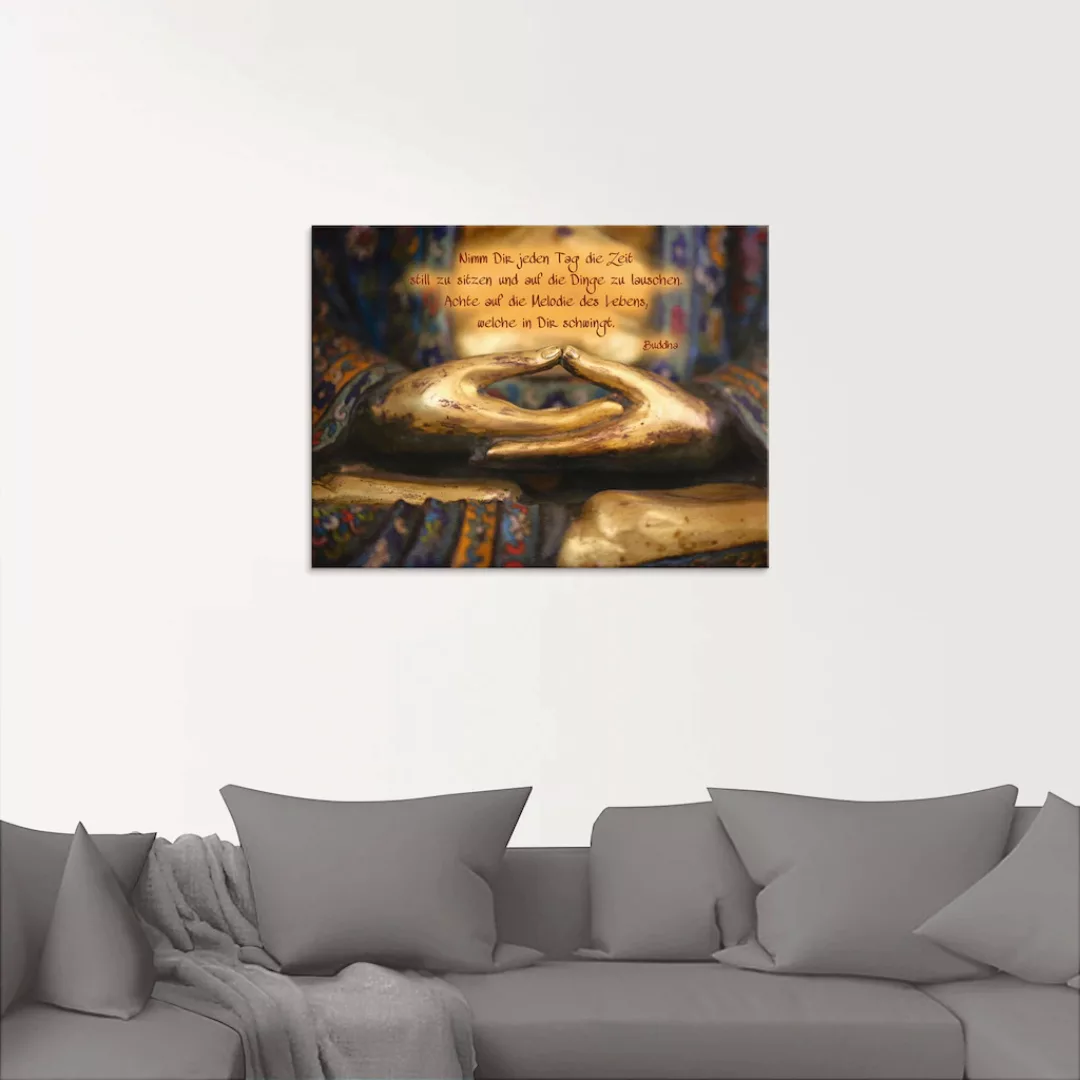 Artland Glasbild »Weisheit«, Religion, (1 St.), in verschiedenen Größen günstig online kaufen