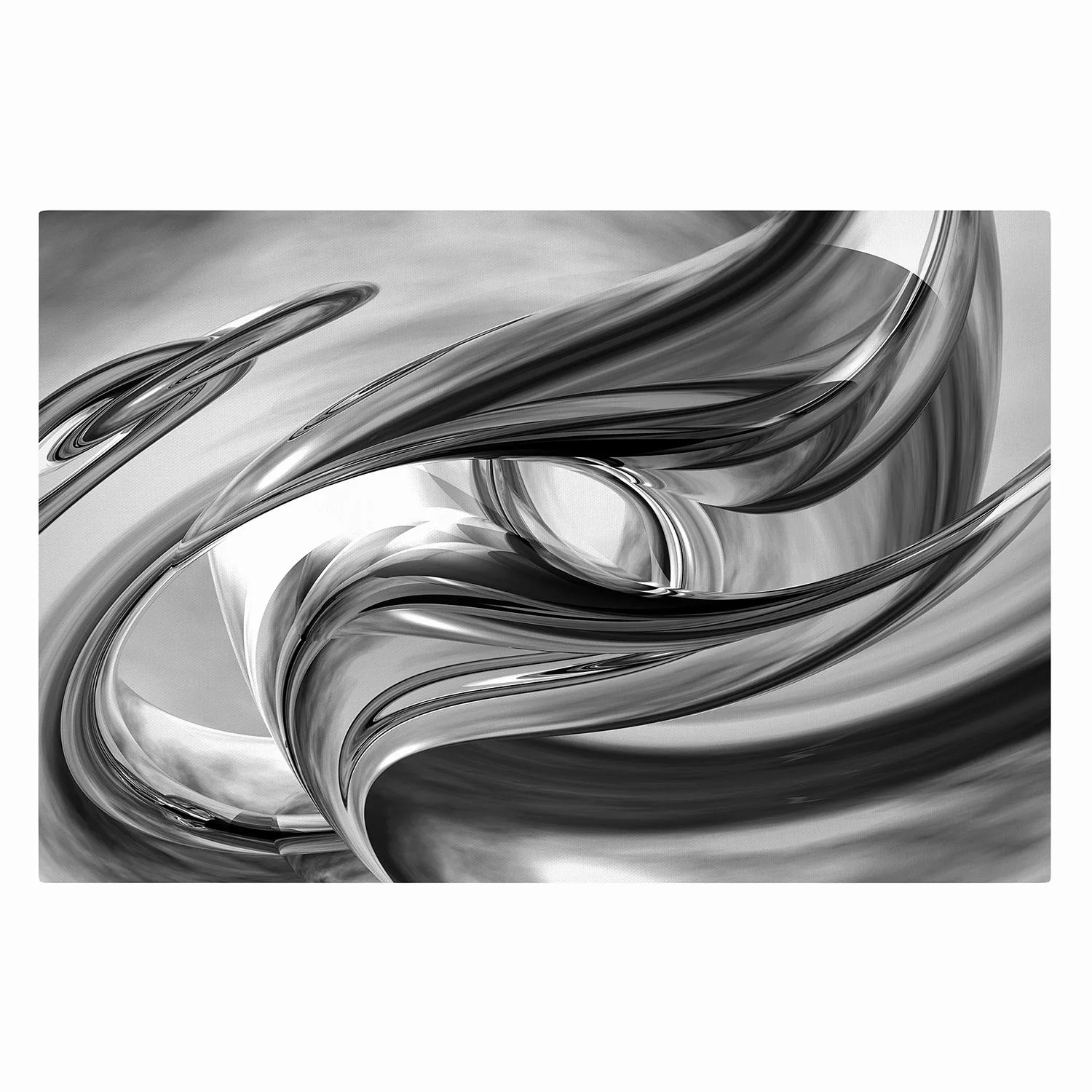 Leinwandbild Schwarz-Weiß - Querformat Illusionary II günstig online kaufen