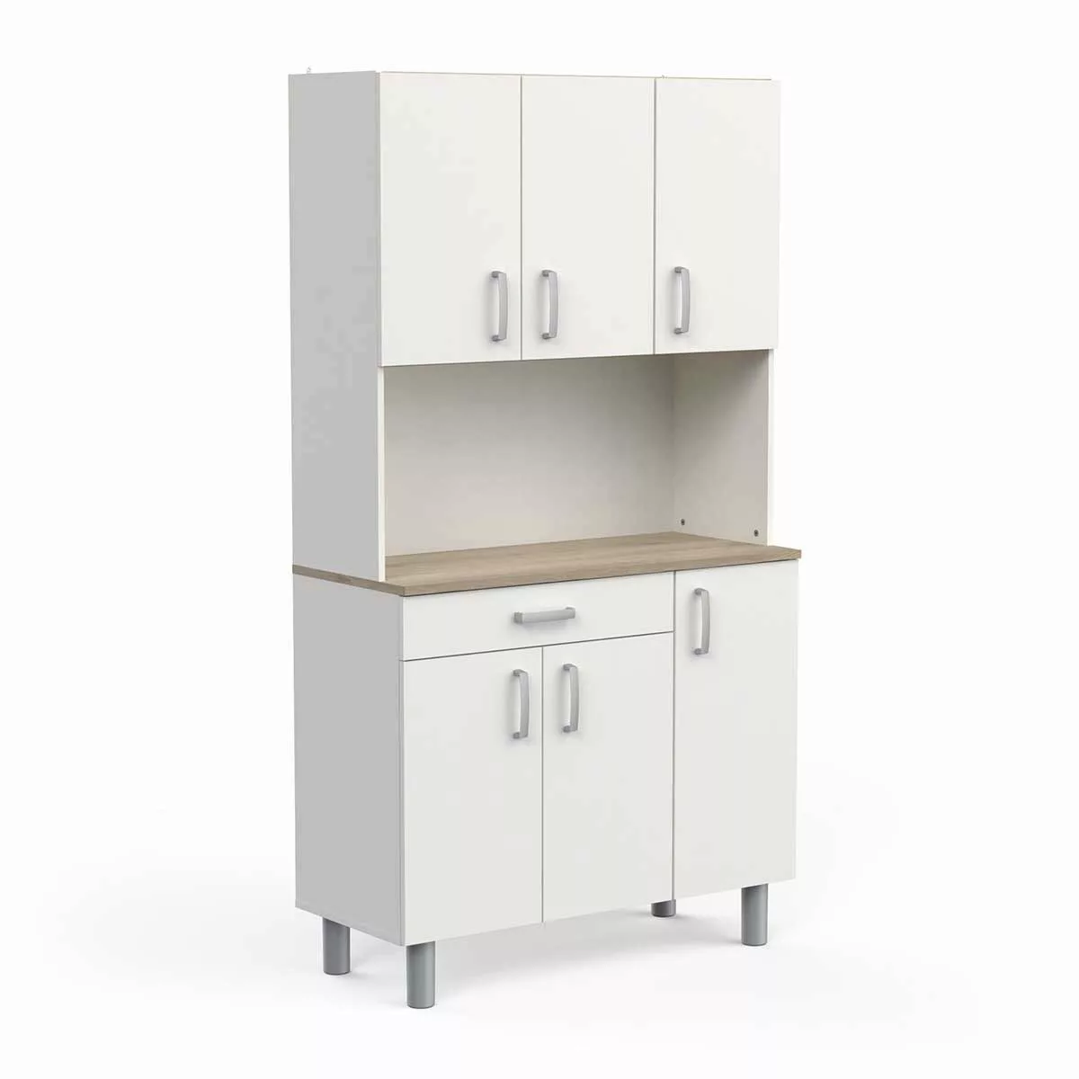 habeig Küchenbuffet Singleküche Küchenschrank Badschrank Küchenregal günstig online kaufen