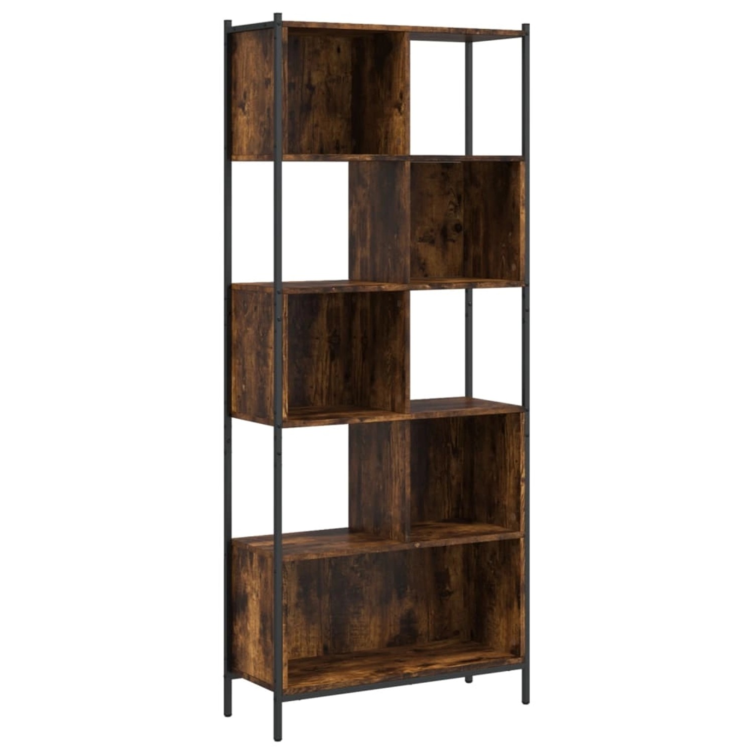 vidaXL Bücherregal Räuchereiche 72x28x172 cm Holzwerkstoff günstig online kaufen