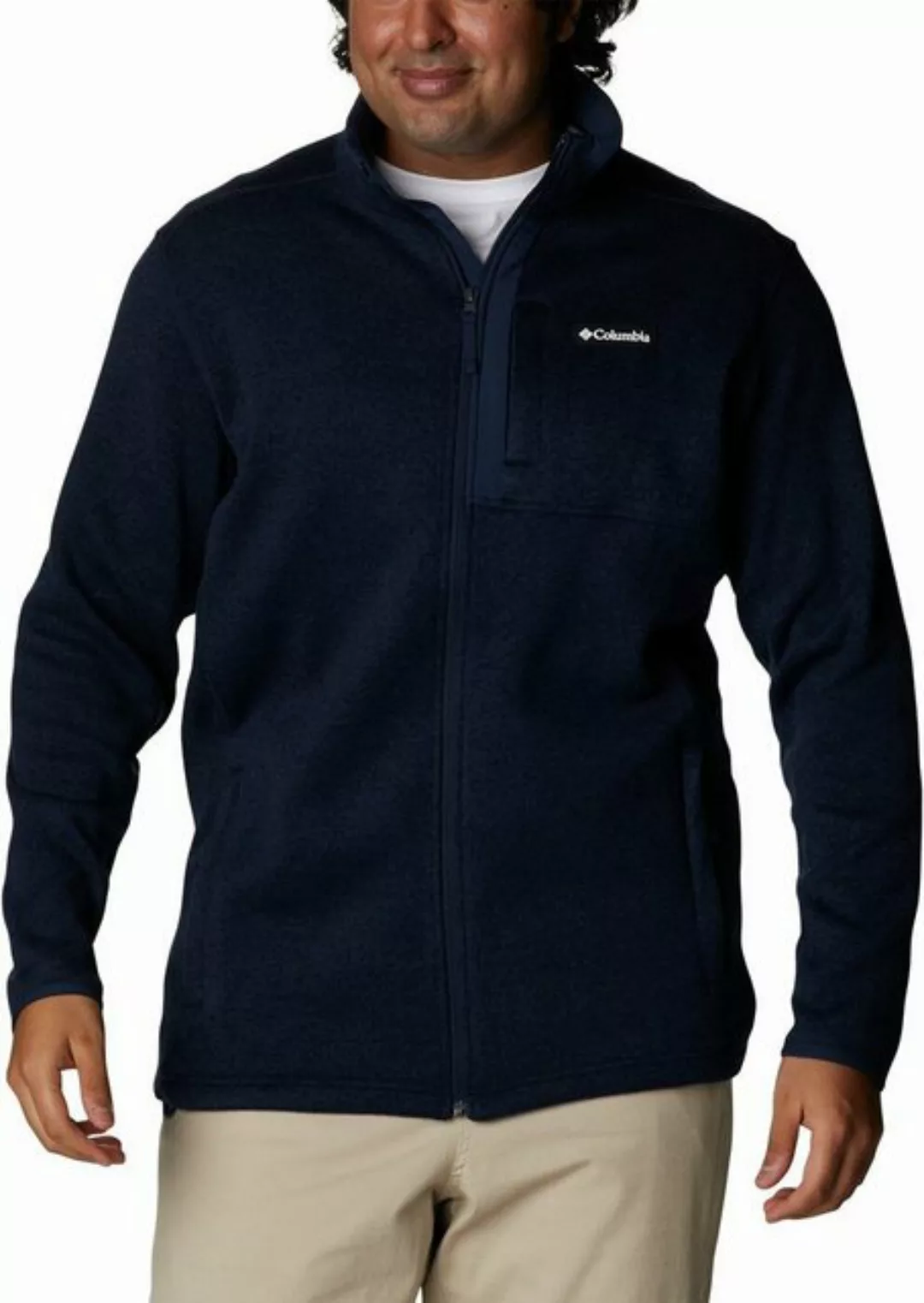 Columbia Rollkragenpullover Sweater Weather Full Zip COLLEGIATE NAVY HEATHE günstig online kaufen