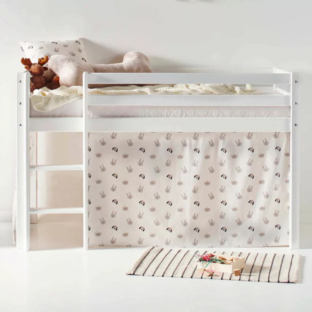 Hoppekids Hochbett "ECO Dream, Kinderbett, Spielbett, Halbhohes Bett aus Ma günstig online kaufen