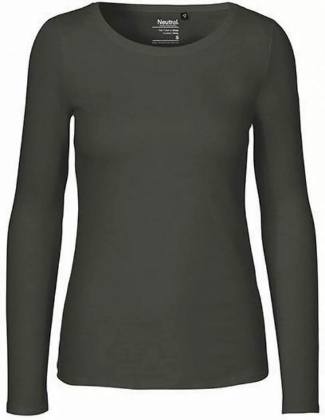 Neutral Langarmshirt Damen Long Sleeve T-Shirt / 100% Fairtrade-Baumwolle günstig online kaufen