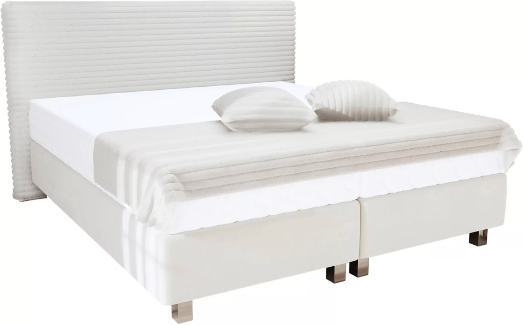 Westfalia Schlafkomfort Boxspringbett "Sven", inkl. Zierkissen, wahlweise m günstig online kaufen