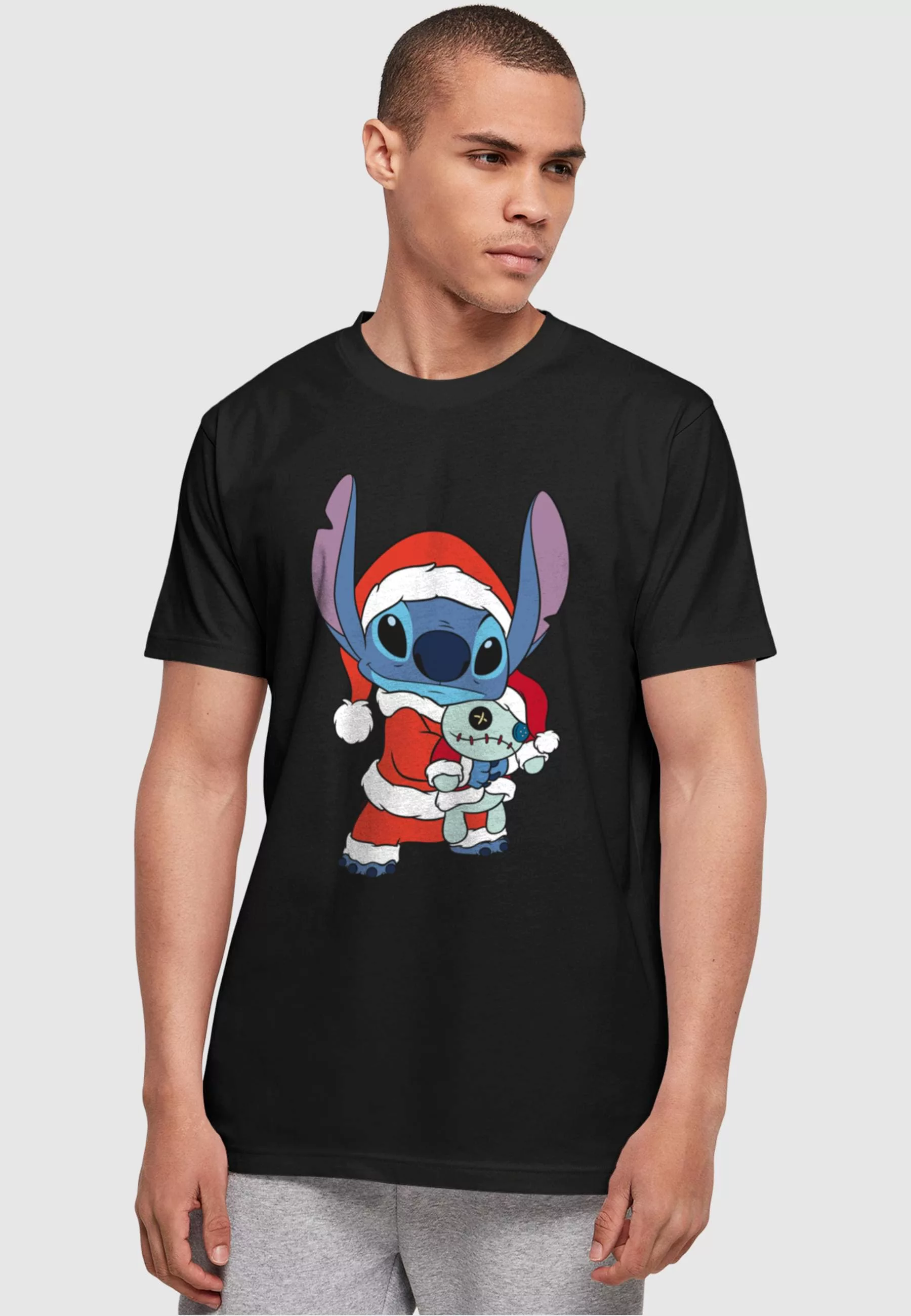 ABSOLUTE CULT T-Shirt "ABSOLUTE CULT Herren Lilo And Stitch - Christmas Bas günstig online kaufen