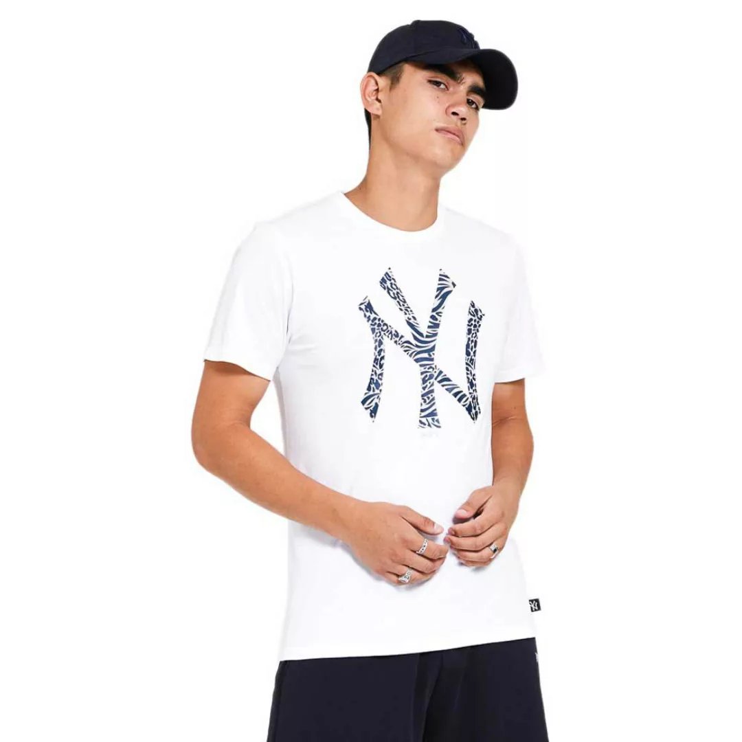 New Era Mlb Print Infill New York Yankees Kurzärmeliges T-shirt S White günstig online kaufen