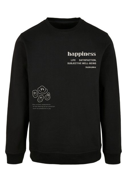 F4NT4STIC Kapuzenpullover happiness CREWNECK Print günstig online kaufen