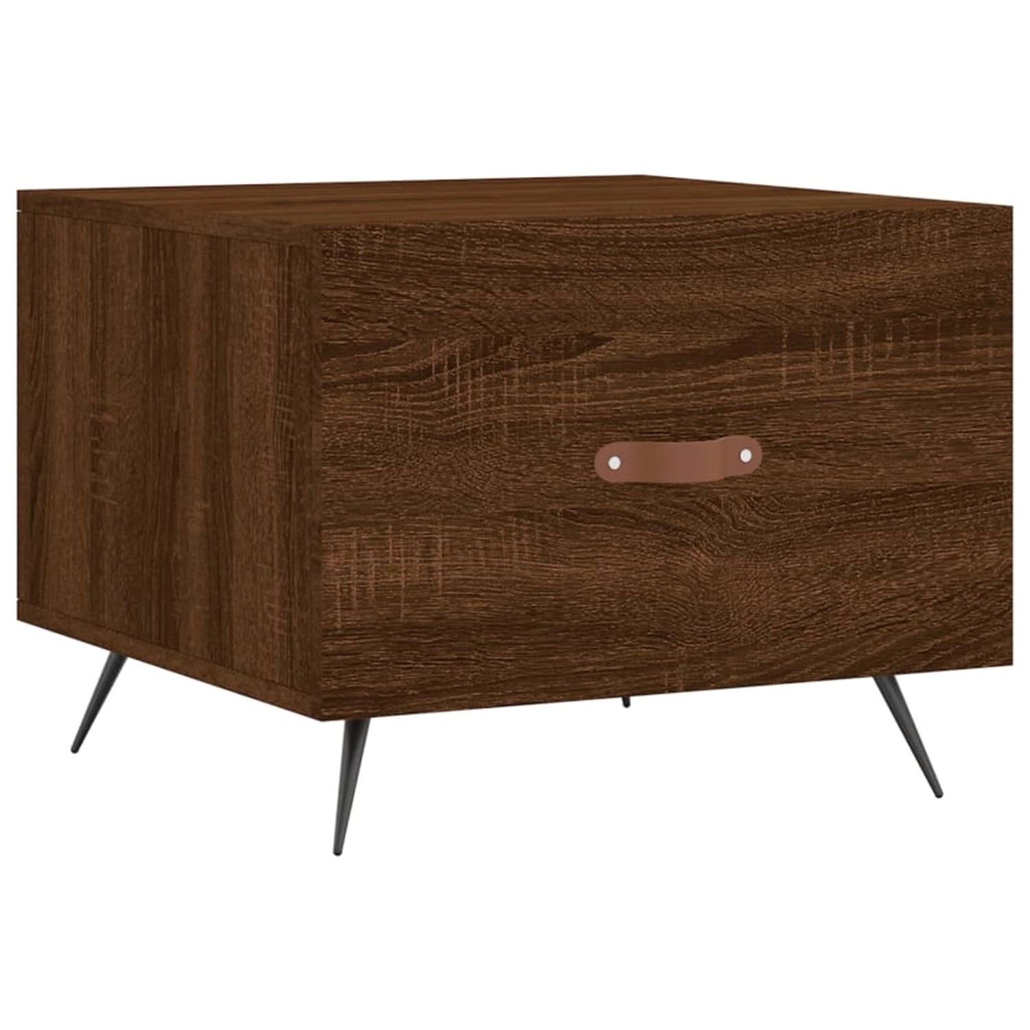 vidaXL Couchtisch Braun Eichen-Optik 50x50x40 cm Holzwerkstoff Modell 2 günstig online kaufen