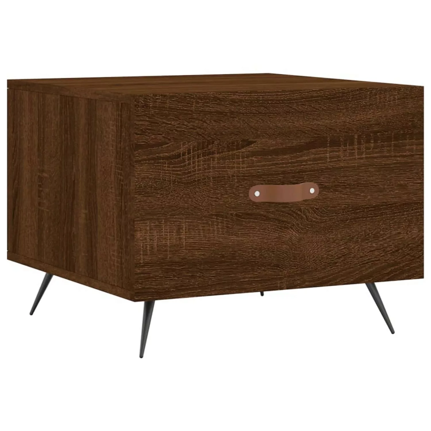 vidaXL Couchtisch Braun Eichen-Optik 50x50x40 cm Holzwerkstoff Modell 2 günstig online kaufen