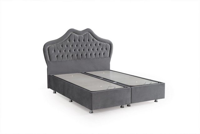 Villa Möbel Boxspringbett QUEEN (Bett Set, Bettset), Bettkasten mit XXL Sta günstig online kaufen